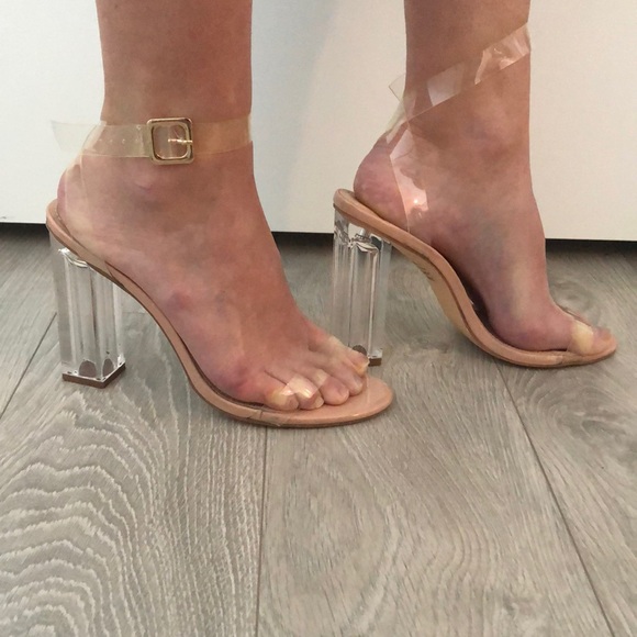 Clear block heels - Picture 1 of 3